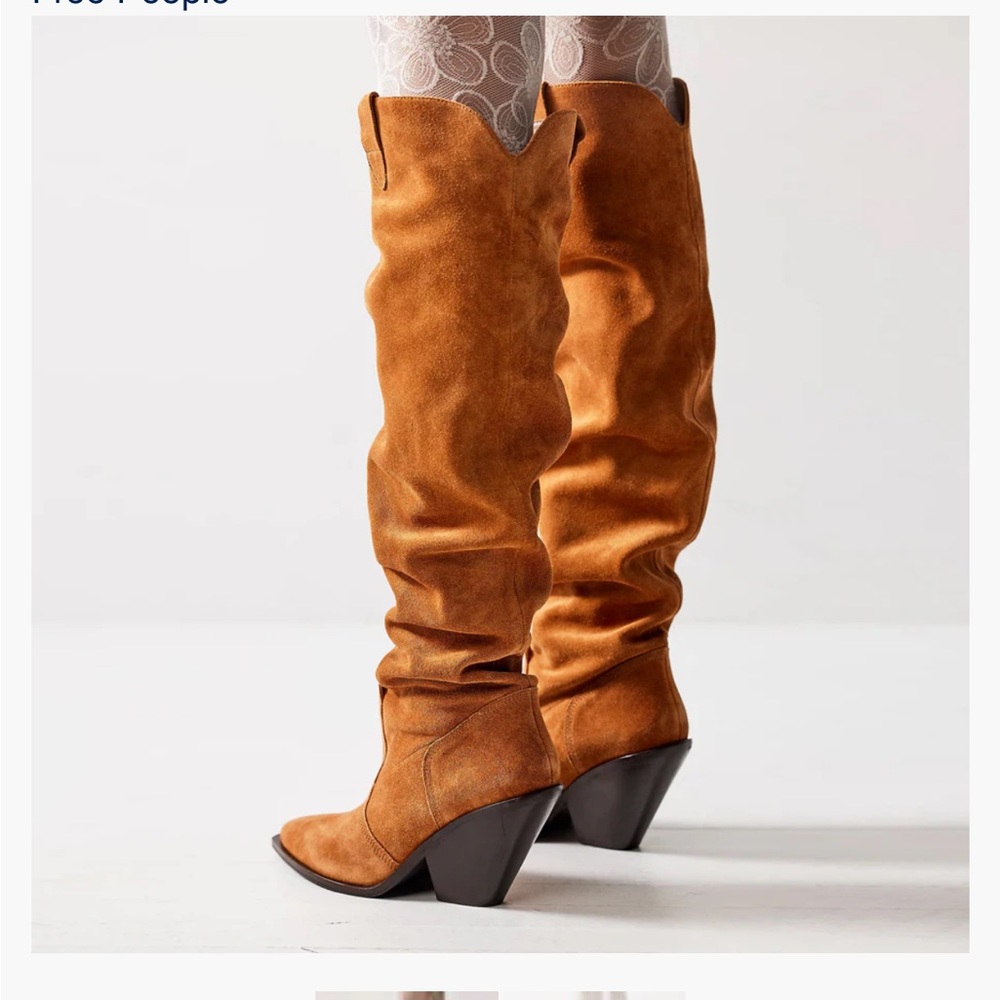 Free People NWT over the knee Triple Crown Boots